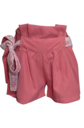 High Waist Shorts (Pink/Yellow)