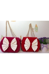 Velvet Clutch Bag with Gold Metal Sling