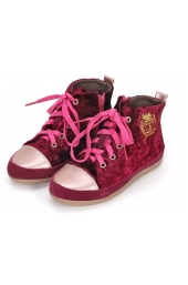 Red Velvet Mid Cut Shoes