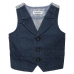 Navy Blue Casual Vest