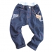 Boys Blue Cotton Hareem Jeans