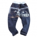 Boys Blue Cotton Hareem Jeans