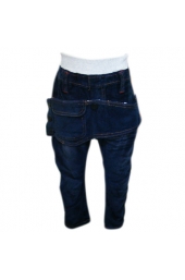 Dark Blue Cudroy Pants