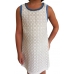 Blue A-Line Crochet Dress