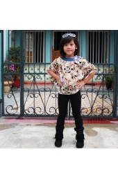 Oversized Flower Printed Blouse