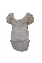 Girls Button Blouse