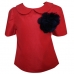 Red Baby Doll Blouse