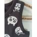 Grey Cat Printed Singlet