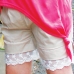 Beige Laced Bermudas