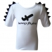 White Tees with Spikes